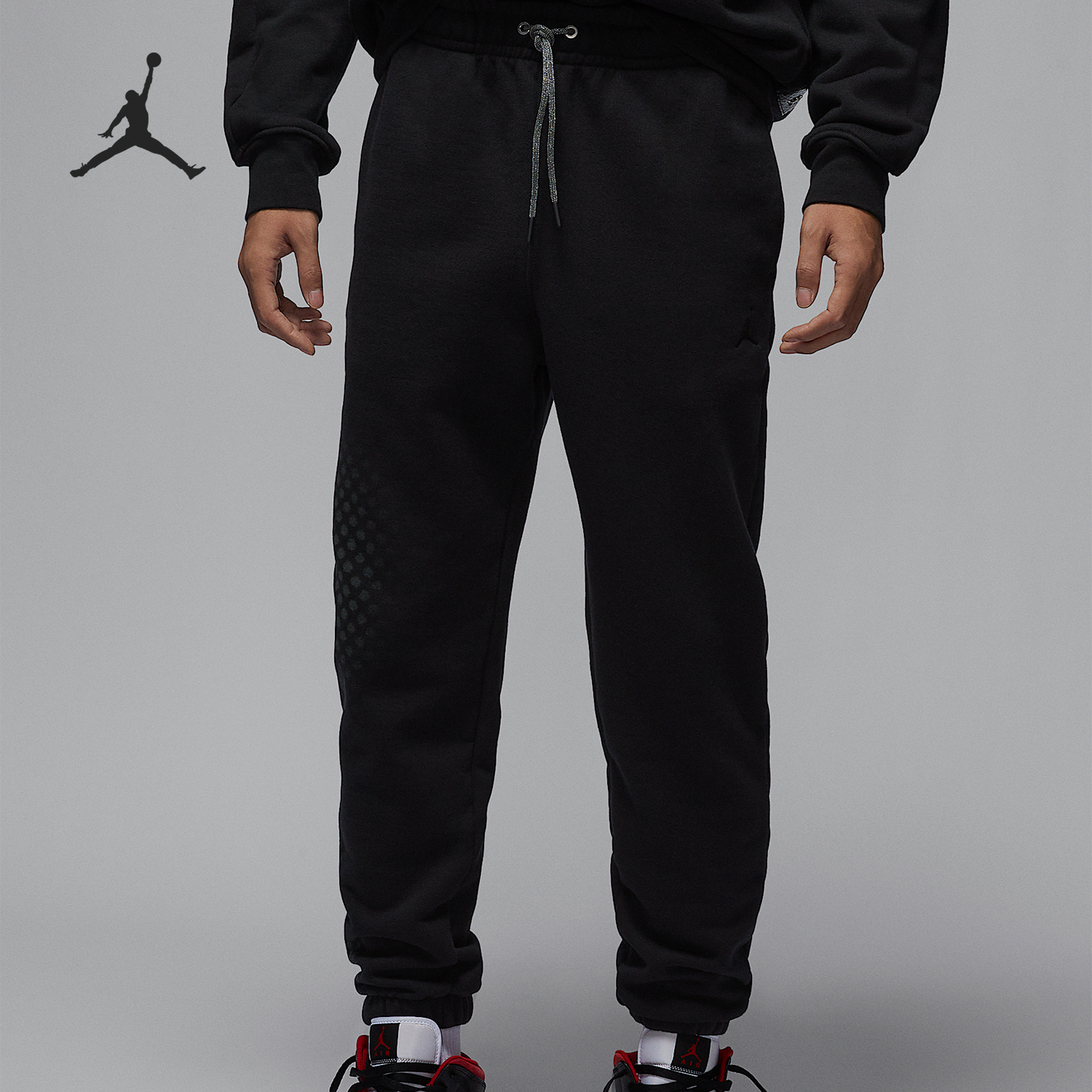 Nike/耐克官方正品JORDAN男士针织束脚篮球运动长裤HQ8828-010