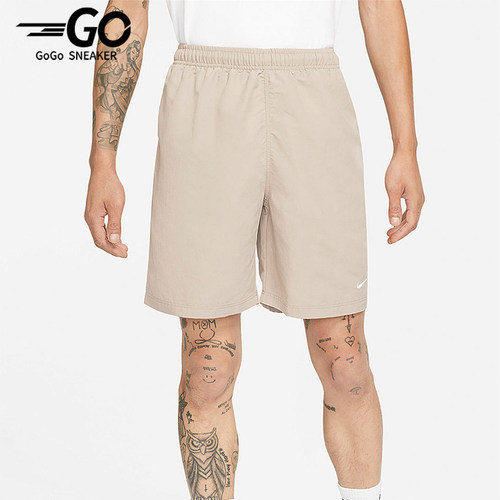 Nike/耐克正品2025男士日常松紧腰刺绣透气运动短裤DM4402-245