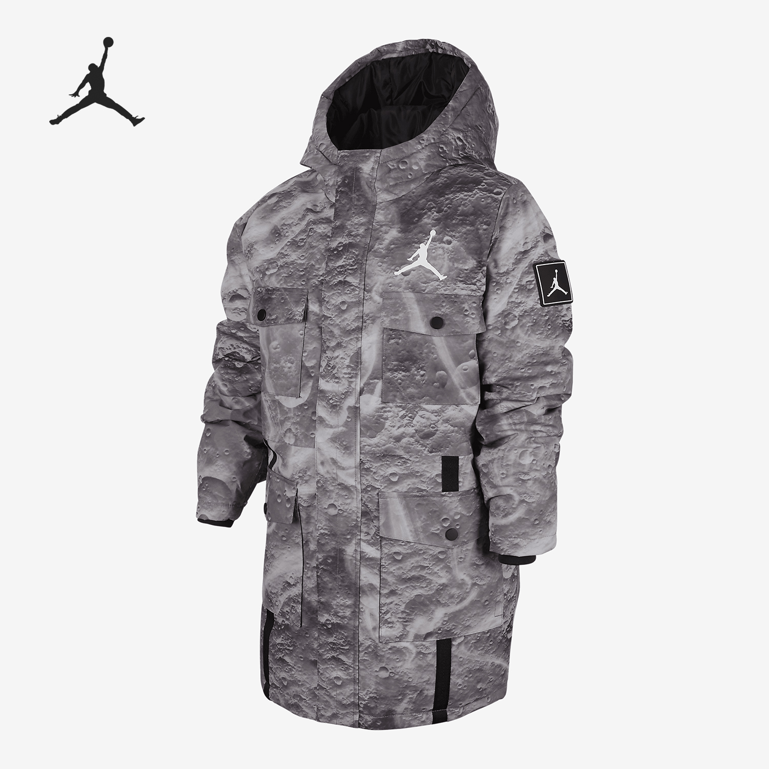 Nike/耐克正品JORDAN大童潮流保暖运动连帽羽绒服FV5813-226