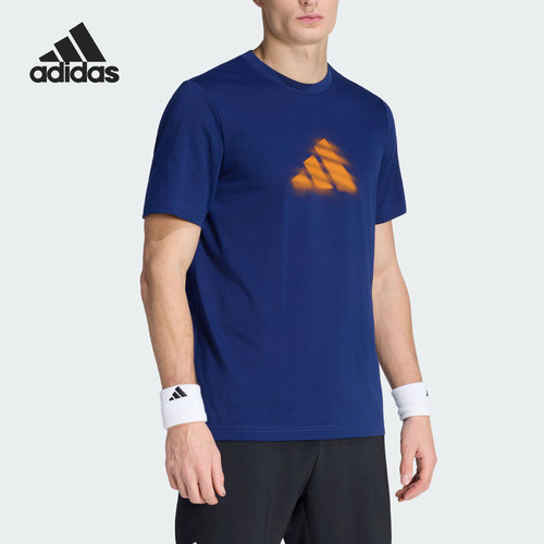 Adidas/阿迪达斯正品网球系列CLAYISNOT-SHIRT经典短袖T恤KB9430