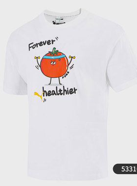 Puma/彪马正品  秋冬季新款男子运动休闲宽松短袖T恤533104-20