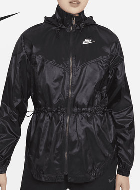 Nike/耐克正品 当季新款女子连帽梭织夹克运动外套CZ9740-010