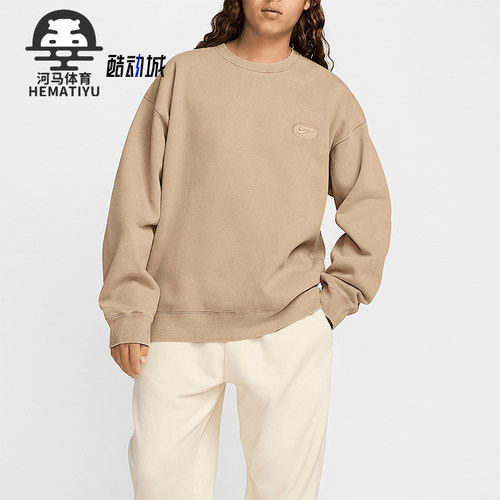 Nike/耐克正品SOLO SWOOSH男士加绒保暖宽松卫衣HJ2236-297
