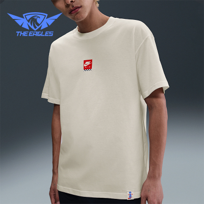 Nike/耐克正品Sportswear男士罗纹衣领经典套头休闲T恤HJ0769-133