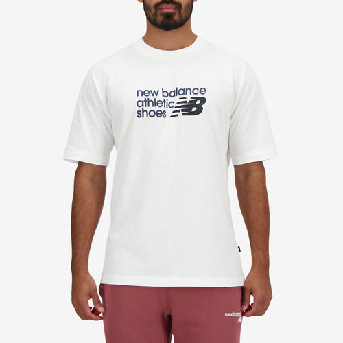 New Balance新百伦正品男宽松型圆领舒适短袖T恤MT41524-WT