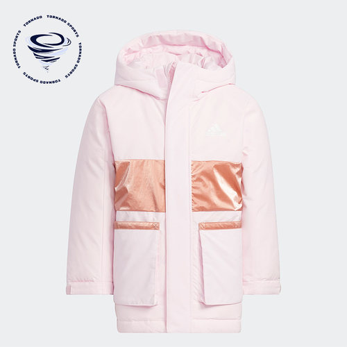 阿迪达斯小童运动羽绒服