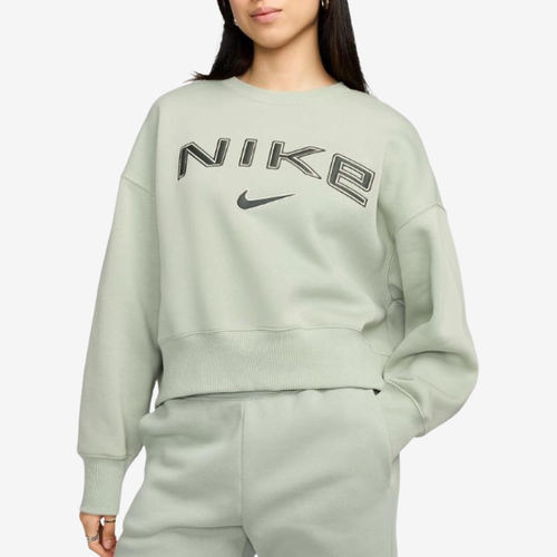Nike耐克正品Phoenix Fleece女短款长袖圆领套头卫衣FV7675-370