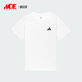 休闲短袖 Adidas KG3134 款 儿童简约透气经典 阿迪达斯正品 2025夏季