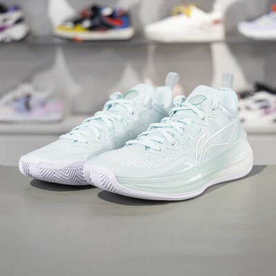 李宁正品利刃3 V2-月神男子䨻丝轻弹缓震支撑实战篮球鞋ABAT057-2