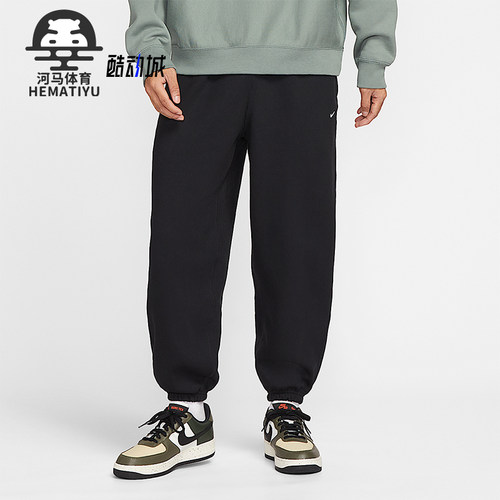 Nike/耐克正品Solo Swoosh男士运动束脚加绒保暖长裤HV1089-010