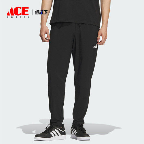 Adidas/阿迪达斯正品2025男士户外梭织运动休闲日常长裤KC6980