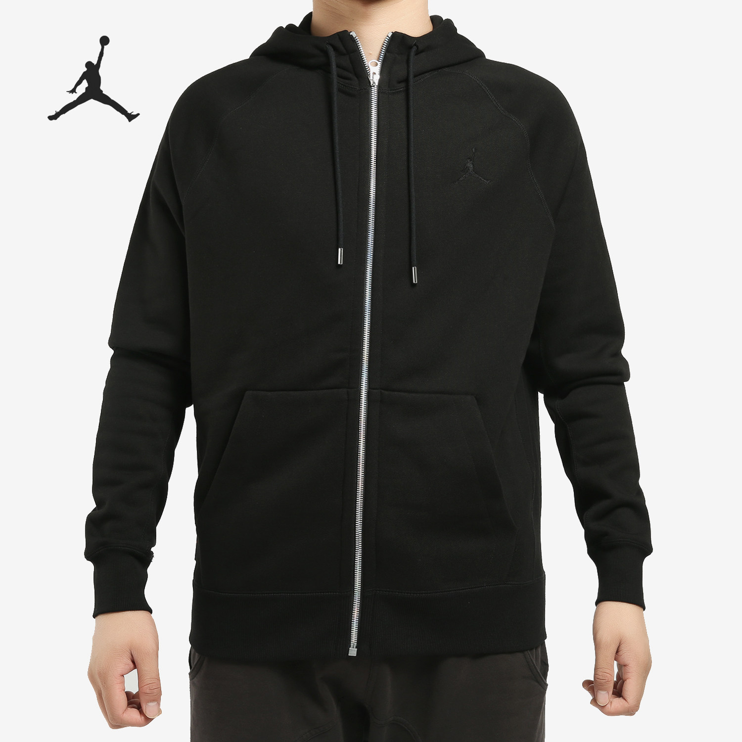 Nike/耐克官方正品JORDAN男士针织连帽加绒运动外套AV2961-010