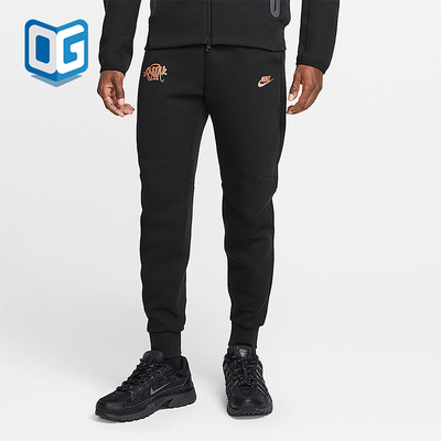 Nike/耐克正品Tech Fleece男士系带针织束脚休闲运动裤HQ3749-010