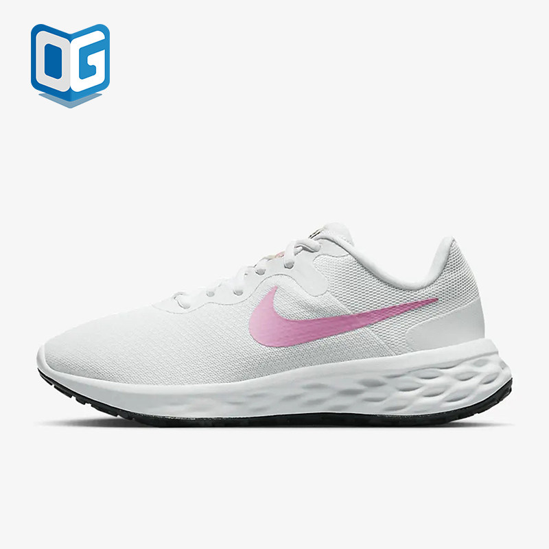 Nike/耐克正品新款男女白粉色公路低帮鞋经典跑步鞋DC3729-103