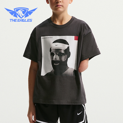 Nike/耐克正品LeBron Masked Menace大童经典短袖T恤IQ0260-045