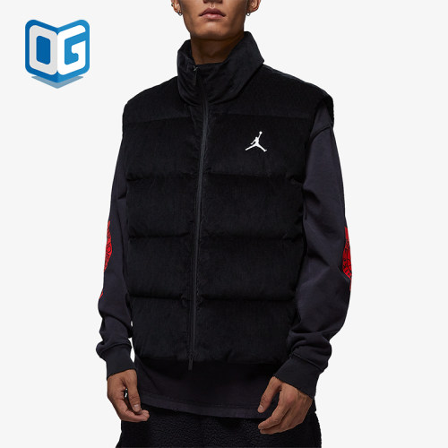 Nike/耐克正品Jordan Flight男士运动灯芯绒羽绒马甲HV0535-010