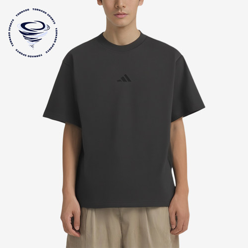 Adidas/阿迪达斯正品套头运动风休闲短袖T恤男短袖T恤KB4874