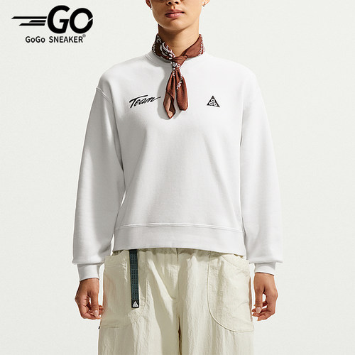 Nike/耐克正品新款女士宽松透气休闲圆领印花卫衣IU8169-121