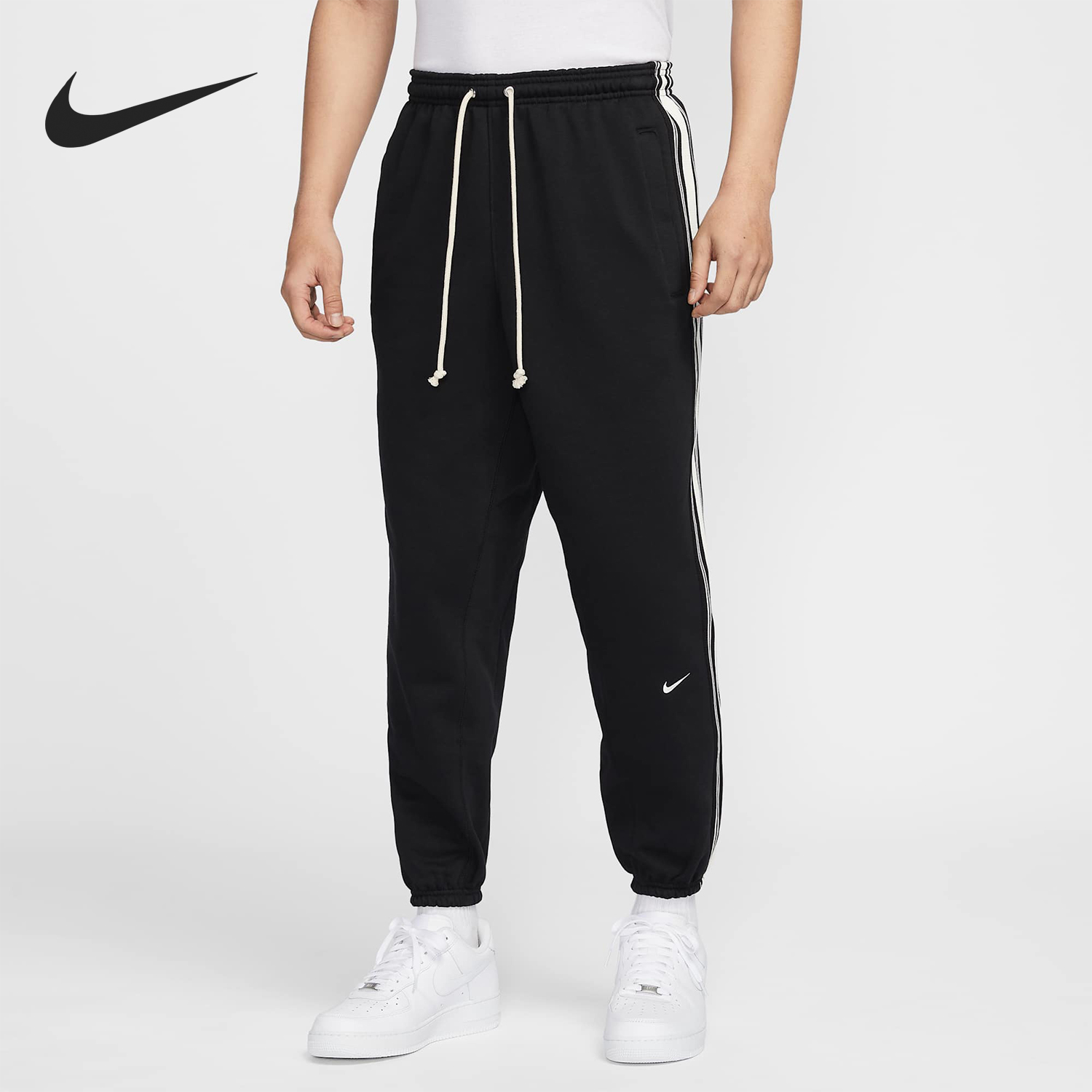 Nike/耐克官方正品秋冬新款男士运动休闲加绒篮球长裤HJ3884-010