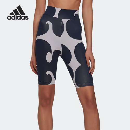 Adidas/阿迪达斯正品2025夏季款女士运动时尚骑行短裤HH8760