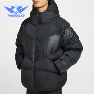 Nike/耐克正品2025冬季款男士日常连帽套头运动羽绒服IB2961-010