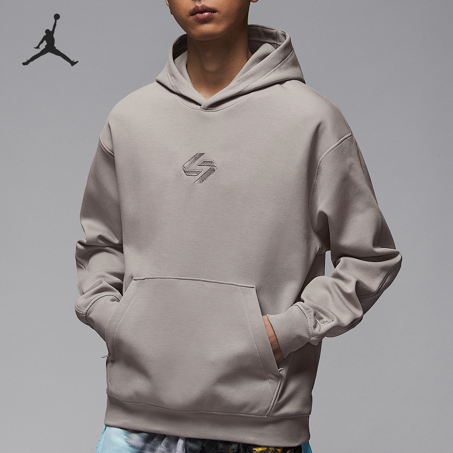 Nike/耐克官方正品JORDAN男士针织运动休闲宽松卫衣HQ8779-009