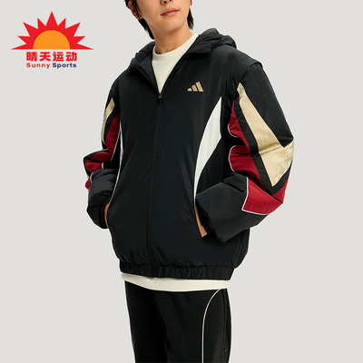 Adidas/阿迪达斯正品BB LNY JKT男士运动可拆卸篮球棉服KS3171