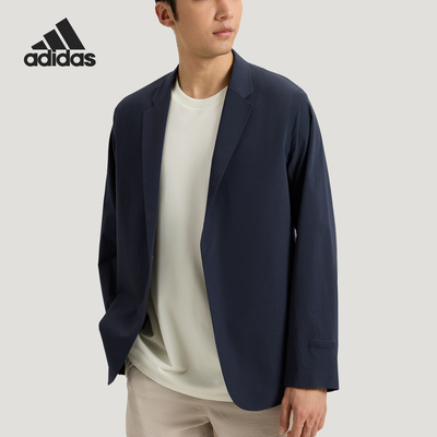 Adidas/阿迪达斯正品2026男士休闲复古拒水凉感运动夹克KG0848