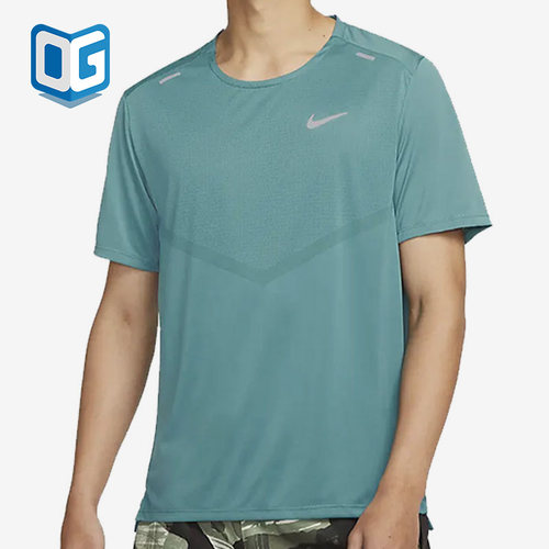 Nike/耐克正品跑步速干短袖T恤新款男纯色短袖T恤CZ9185-379