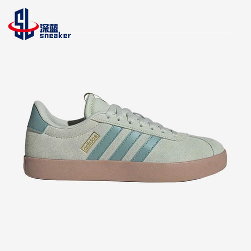 Adidas/阿迪达斯正品VLCOURT3.0女绿色复古经典低帮板鞋KI2077