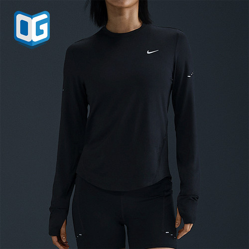 Nike/耐克正品Swift Dri-FIT女士跑步健身长袖T恤HQ0504-010