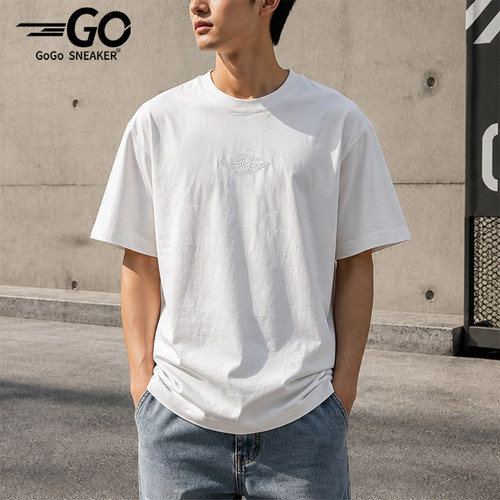 Nike/耐克正品JORDAN男士透气运动休闲简约短袖T恤DX5783-100