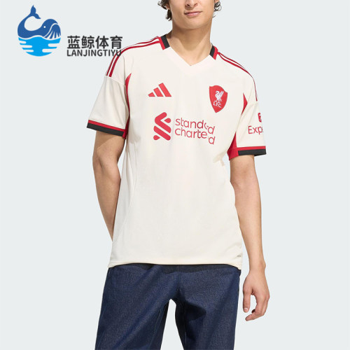 Adidas/阿迪达斯正品LIVERPOOL男士训练透气足球比赛短袖JV6487