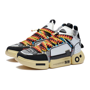 李宁休闲鞋男鞋悟道2ACE Remake韦德面包鞋一体织联名鞋AGWR019