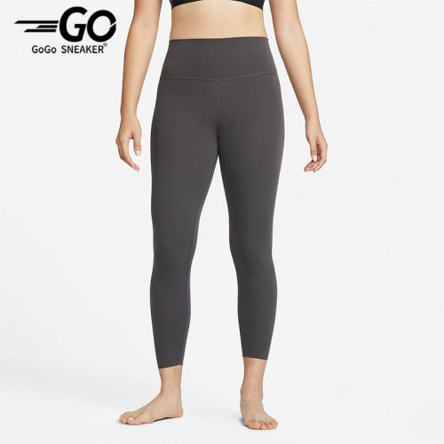 Nike/耐克正品新款女灰色跑步训练瑜伽修身经典紧身裤CJ3802-254