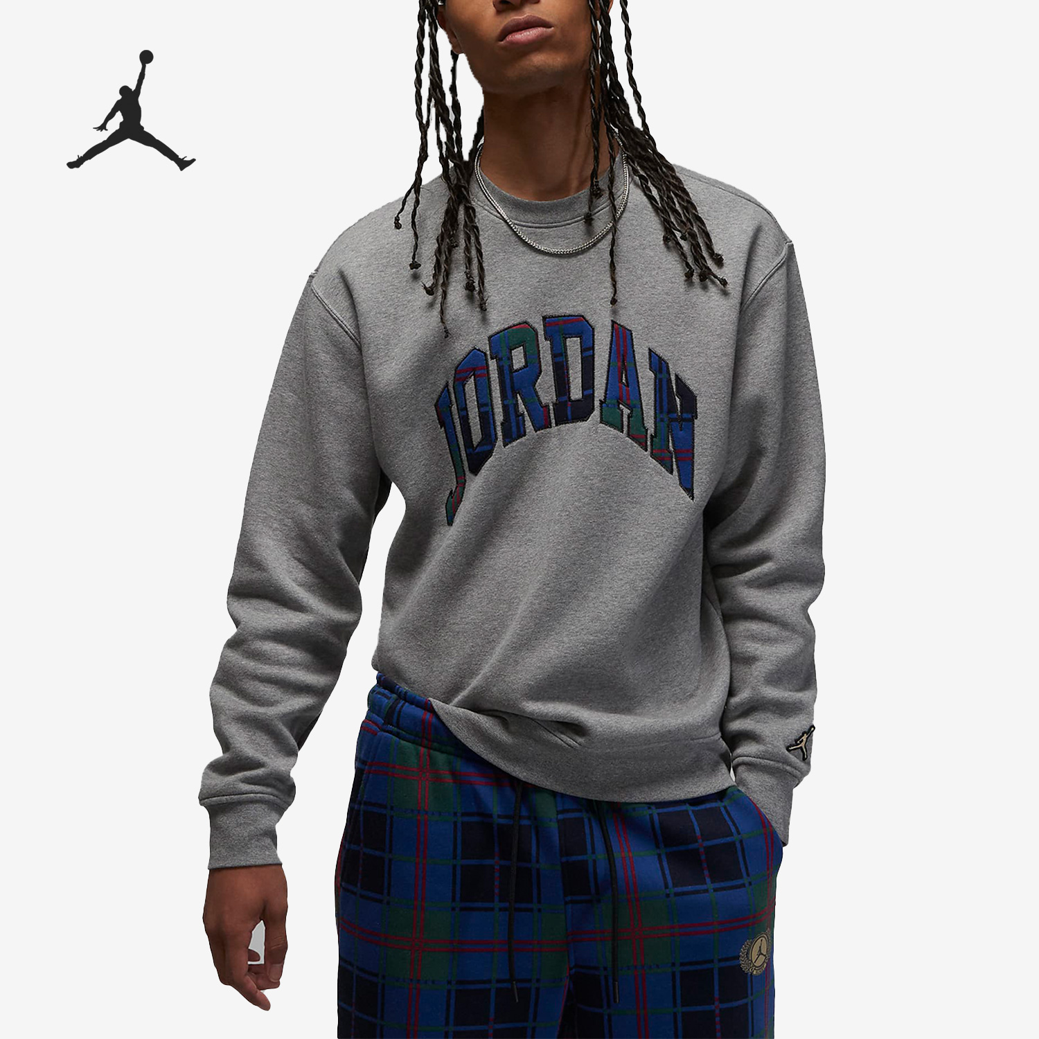 Nike/耐克官方正品Air Jordan男子运动休闲加绒卫衣DV1576-091