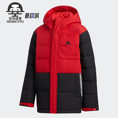 阿迪达斯正品大童保暖羽绒服