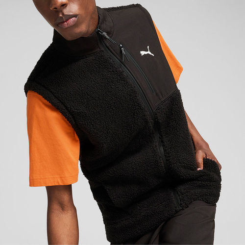 Puma/彪马正品24秋季男士摇粒绒保暖训练运动马甲684212-01