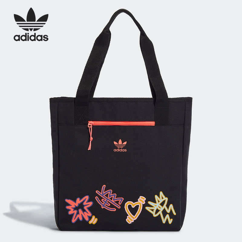 Adidas/阿迪达斯正品三叶草男女同款大容量手提包挎包 HL1711