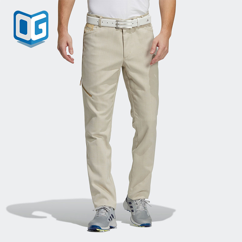 Adidas/阿迪达斯正品运动男士高尔夫训练户外经典简约长裤GV1198 - 实物图