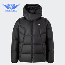 Adidas/阿迪达斯正品三叶草男士时尚可拆卸鸭绒羽绒服JW1367
