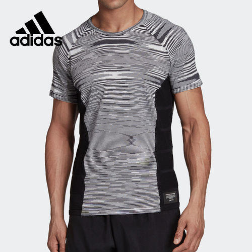 Adidas/阿迪达斯正品新款男子时尚休闲运动短袖T恤DS9330