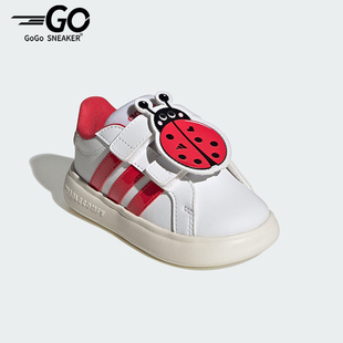 婴童日常低帮魔术贴休闲运动鞋 Adidas 款 春季 KJ8652 阿迪达斯正品