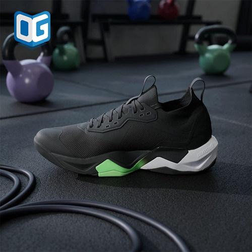 Adidas/阿迪达斯正品2025男士减震透气网面系带运动训练鞋JS3167