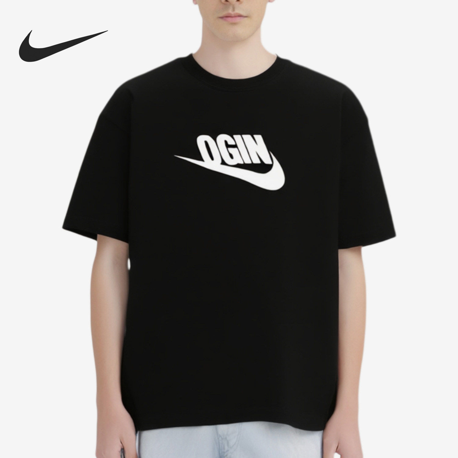 Nike耐克正品NIGO联名男印花圆领透气套头短袖T恤FV5944-010