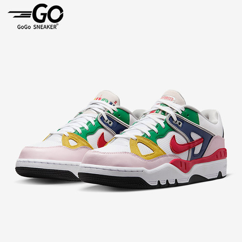 Nike/耐克正品Air Force 3男士休闲运动耐磨拼接板鞋FQ7012-100