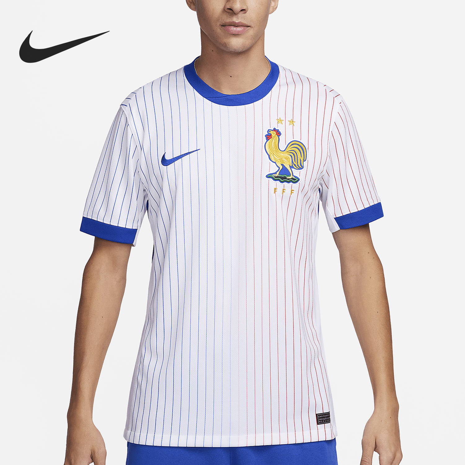 Nike/耐克正品Dri-FIT 男士圆领经典轻柔足球球衣FJ4273-100