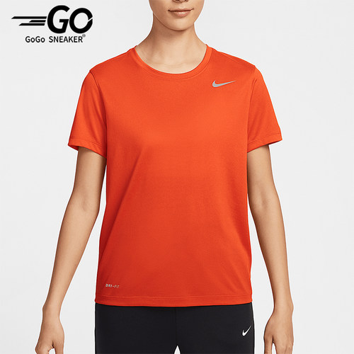 Nike/耐克正品夏季新款女士针织运动经典圆领短袖T恤IB8899-888