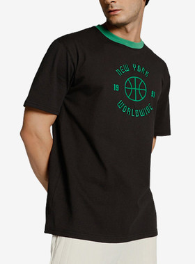 Puma/彪马正品夏季新款男子时尚排湿透气运动短袖T恤539510