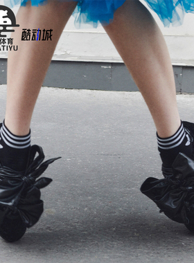 Adidas/阿迪达斯正品三叶草女士时尚耐磨蝴蝶结休闲鞋JH7342